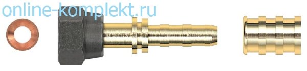 DN6 комплект прямого фитинга 1/4" SAE GOMAX WBA02N DN6 комплект прямого фитинга 1/4" SAE GOMAX WBA02N