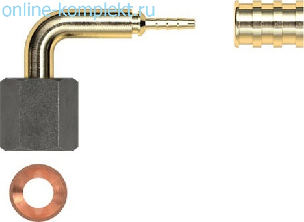 DN2 комплект углового фитинга 1/4" SAE, Gomax WCA02C DN2 комплект углового фитинга 1/4" SAE, Gomax WCA02C