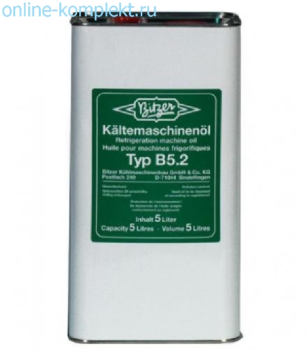Масло B 5.2 канистра 5л, Bitzer Масло B 5.2 канистра 5л, Bitzer